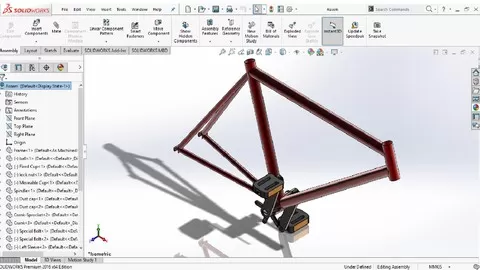 Master SOLIDWORKS Basics & Move to an Advanced Level by Practicing 45 Exercises.