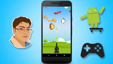 Learn Android Game Development with Android Studio and Java by making a complete Plane Shooter game in View