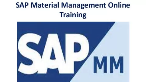 SAP MM - Material Management -SAP Purchasing hands on Course