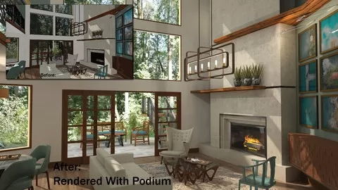 Create Inspiring Photoreal Renderings from your SketchUp Models with Podium
