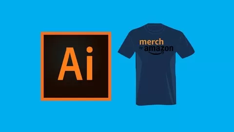 This Merch by Amazon course will teach you how to create a basic t-shirt for Merch by Amazon & learn Adobe Illustrator