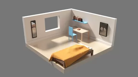 Create your own 3d scene using Blender in this fun project based course