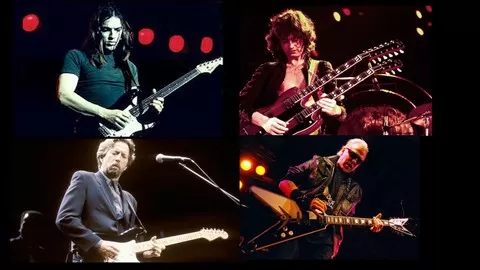 Learn guitar in the style of David Gilmour