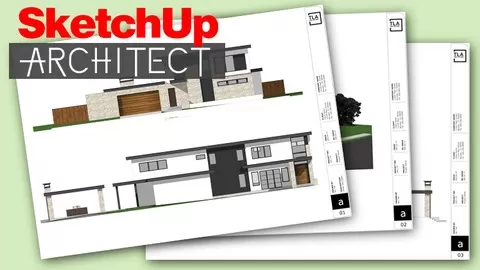 Material Editing and how to export Sketchup Models to Layout and Autocad and create high quality images.