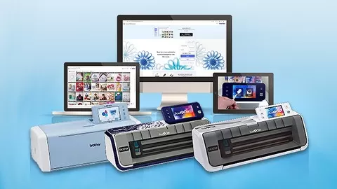 Learn to use the three key features of the Brother Scan N Cut electronic cutting machine