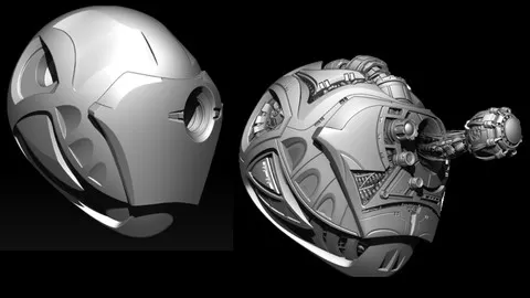 An in depth tutorial to sculpting hard surface through Booleans