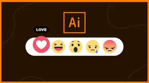 Learn Illustrator CC 2018 Fundamentals and Enjoy Drawing with Adobe Illustrator CC the 5 Facebook Emoji Projects