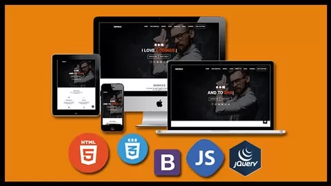 The fastest and easiest way to learn modern and real world responsive website with HTML5 and CSS3 from very scratch