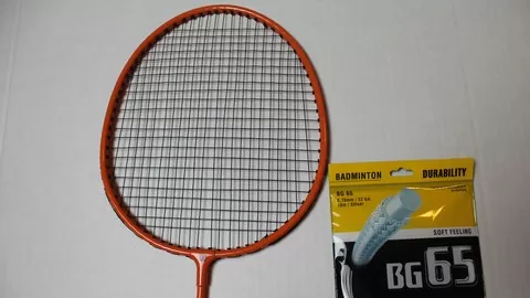 A Simple Step by Step Guide to Help you String your own Badminton Racket