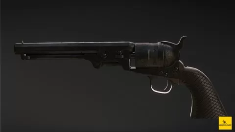 Master 3D Texturing & Modeling With Maya & Substance Painter. Learn With A Gun Model Example.