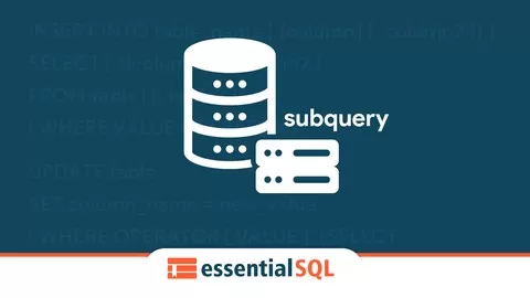 Take the mystery out of subqueries & take your SQL to the next level. Use SQL Server & write data driven nested queries.