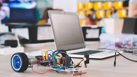 Build and control 2 arduino robots in a very short time. (+5 FREE COURSES AS GIFT)