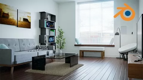 Learn how to design a realistic interior in Blender 3D!