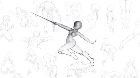 Learn how to pose characters with the perfect proportions