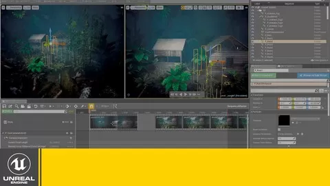 Learn Unreal Engine and Adobe Premier by creating game cinematic scene with the comprehensive guide from begin to finish