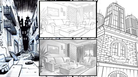 Learn to use Perspective Drawing Techniques to Improve your Background Illustrations
