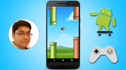 Learn Android Game Development with Android Studio and Java by making a complete Flappy Bird game in SurfaceView