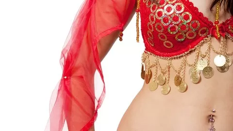 Learn American belly dance movements in short drill segments. Become a belly dancer in your own home! Great for exercise