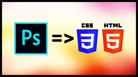 Learn PSD to HTML from scratch by designing the PSD template and Converting it to HTML/CSS website with Awesome Features