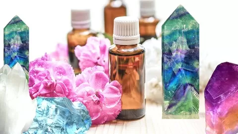 Learn how to create Aromatherapy Oil Blends & Sprays and infuse them with Crystal Energies!