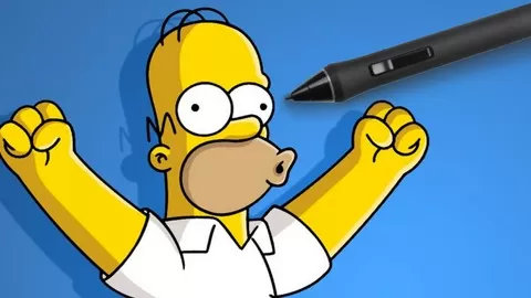 Learn very simple tips to draw like the Simpsons style