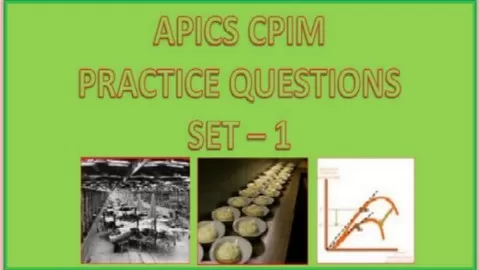 APICS CPIM Practice Tests -1(200 questions)