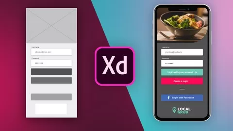 This user interface and user experience design course will teach you the basics of UI/UX design and how to use Adobe XD.