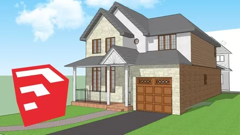 A step by step guide to designing a house from only blueprints using SketchUp