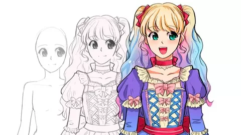 Learn how to Draw and Design Anime Clothes