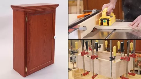 This extensive cabinet making course will help improve many aspects of your woodworking skills and add value to any home