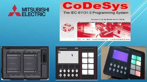 From scratch to Advance level of PLC and HMI programming & designing on Codesys for Mitsubishi device GOC 35