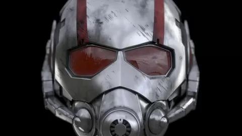 Using 100% Procedural Texture of V-Ray Next for Modo to Texturing the Ant-Man Helmet