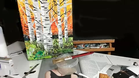 Learn How to "Paint" with Magazines