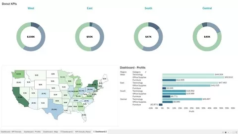 This series of tutorials will help you understand and build the basics and intermediate charts and dashboard in Tableau.