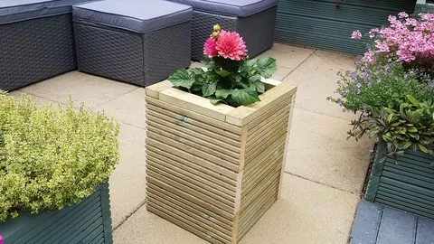 Learn how to build a 30cm x 30cm wooden planter | DIY skills for the complete beginner