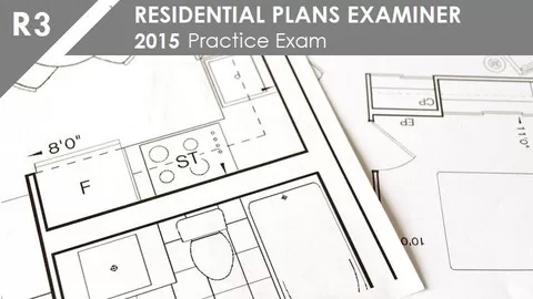 Test your knowledge with 2 full practice exams based on the 2015 Residential Plans Examiner Exam & 1 Plan Review Test