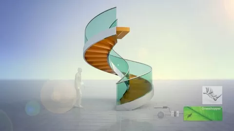 Creating a parametric spiral staircase