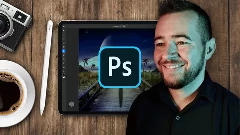 Master advanced design techniques using photoshop on the iPad