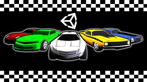 Use Unity and C# to build a Car Racing Game featuring 3D cars
