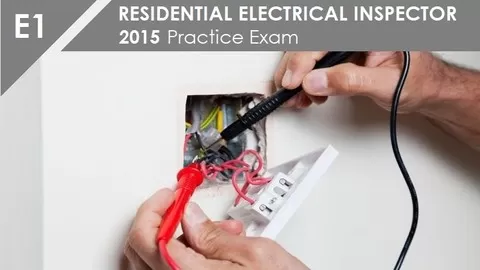 Test your knowledge of the code with 2 full practice exams based on the 2015 Residential Electrical Inspector Exam.