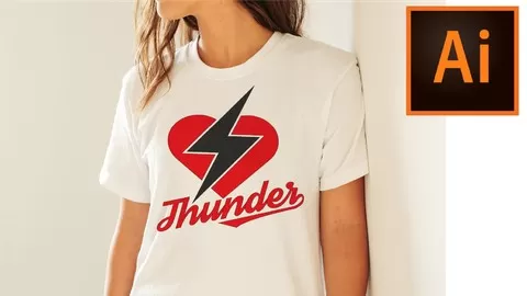 Design Awesome T-Shirts Step By Step By Doing 10 T-Shirts Designing Projects By Adobe Illustrator CC