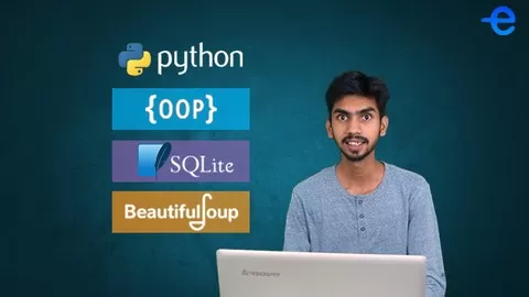 Go from Python 3 basics like datatypes to advanced concepts like scraping data from web.