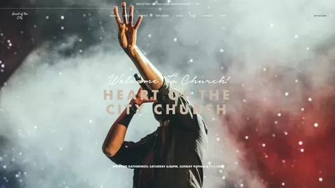 Learn how to make a church website for your church or ministry. Create your church web design - no coding required!
