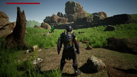 Create a high-quality Souls-like Action RPG for both Single and Multiplayer in Unreal Engine 4
