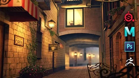 In depth course to create realistic exterior environment using Maya