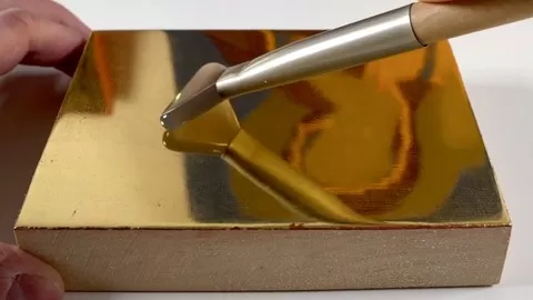 Gilding with bolus/Water gilding