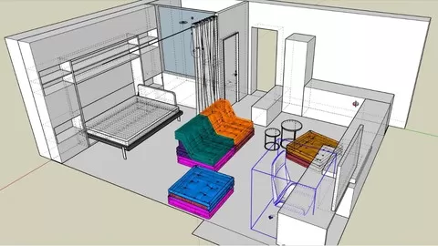 Space saving hacks for studio and one bedroom apartment.