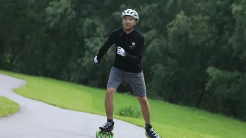 Roller skating is actually very simple