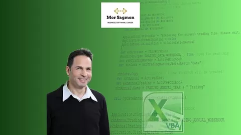 Become business-grade VBA developer with this "Learn-by-Example" course. Programming techniques and VBA masters secrets.