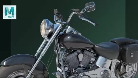 Hardsurface 3D polygon modeling tips and tricks - Learn how to polygon model realistic 3D motorcycles in Maya 2020.